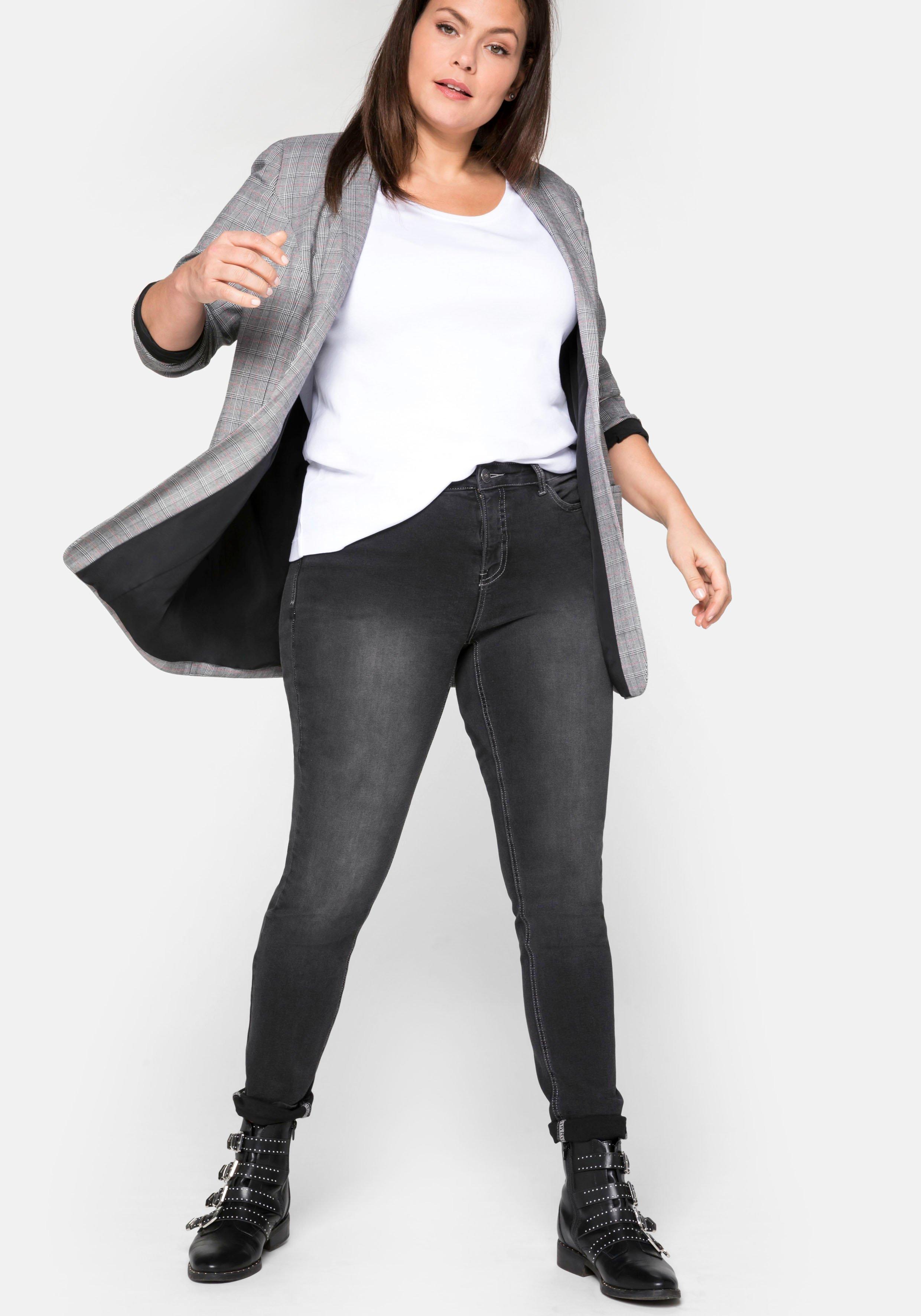 Skinny Power-Stretch-Jeans in 5-Pocket-Form
