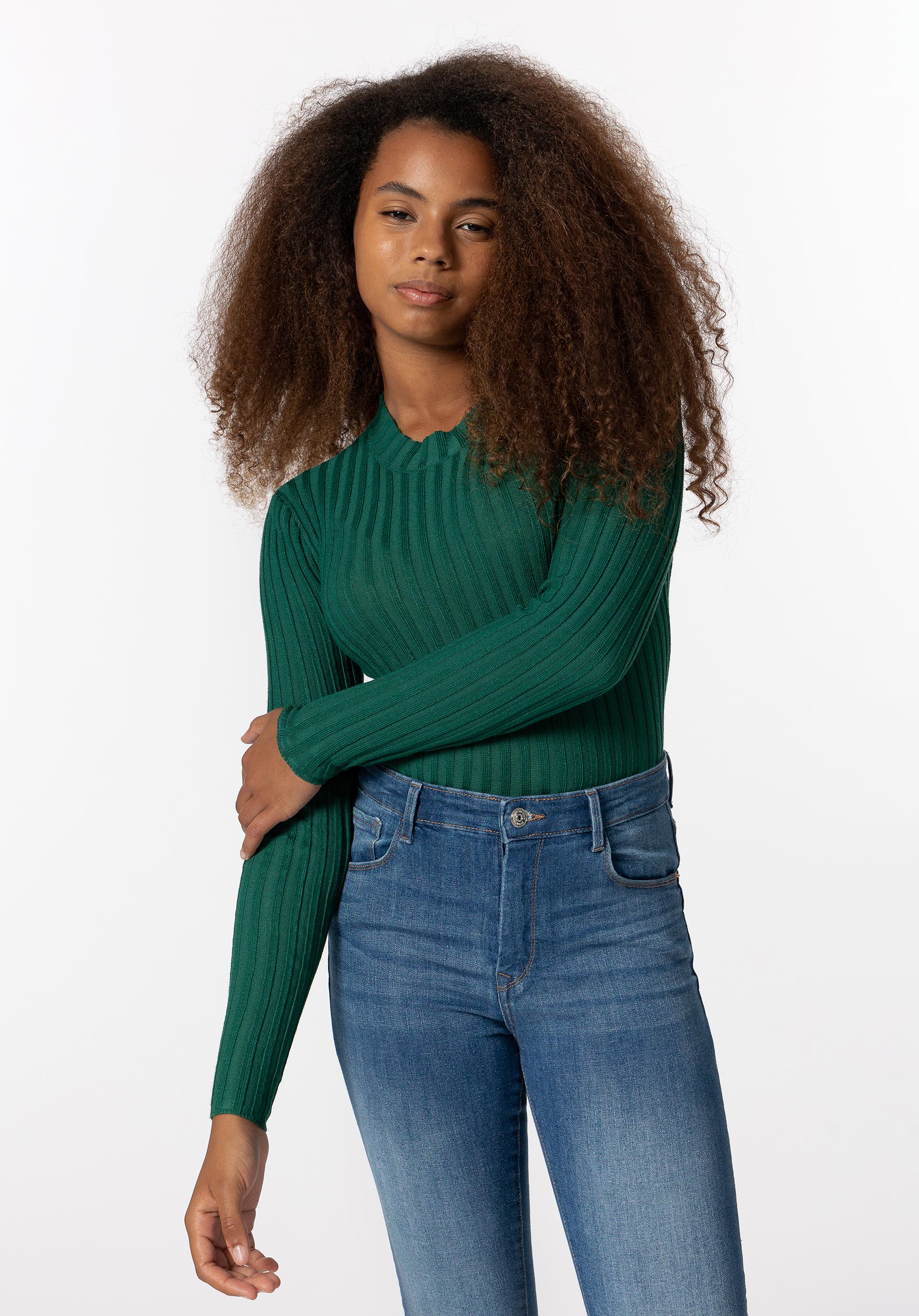 Camisola de Malha Canelada