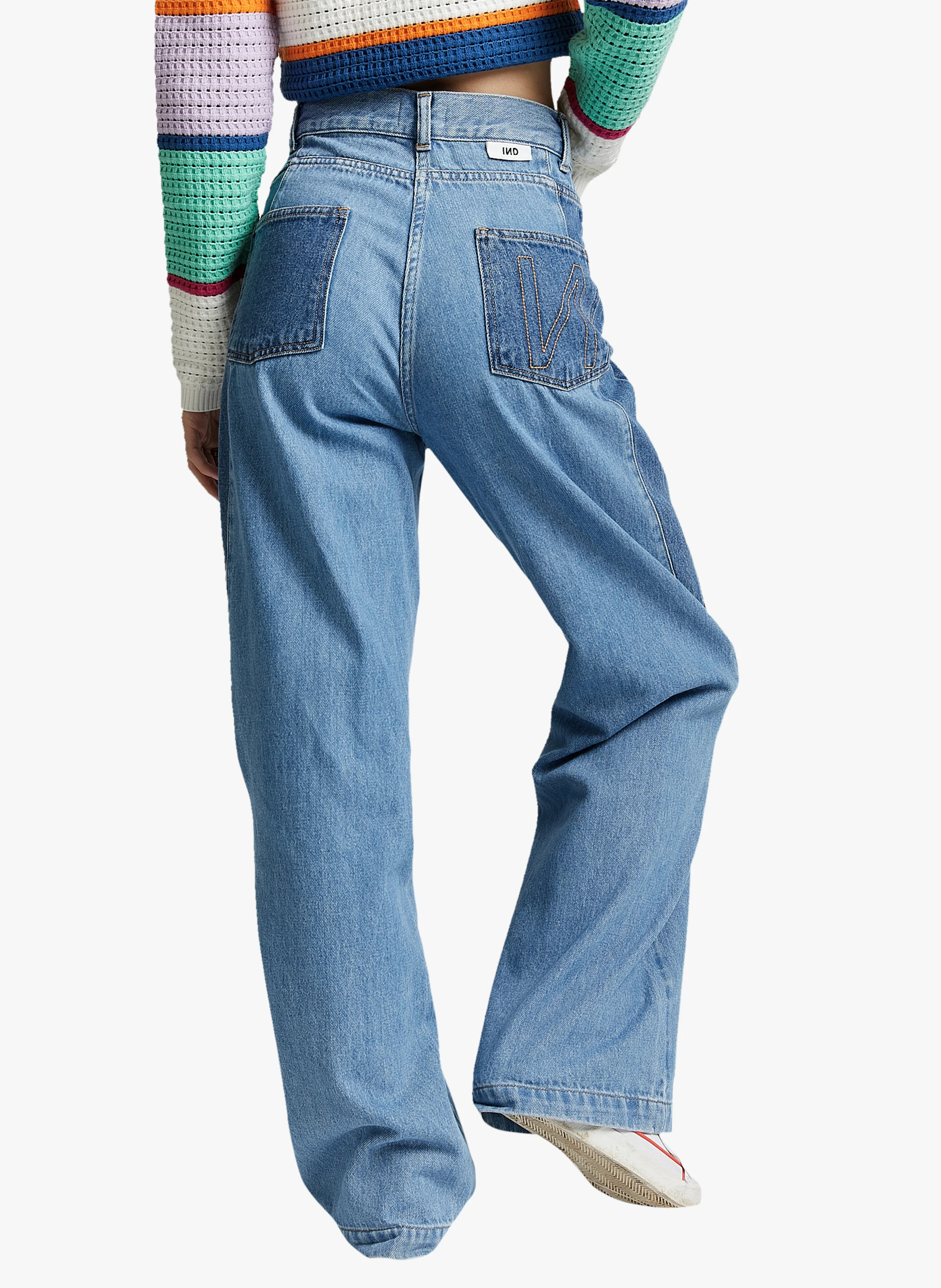 NANA - Jean large taille haute | Bleu