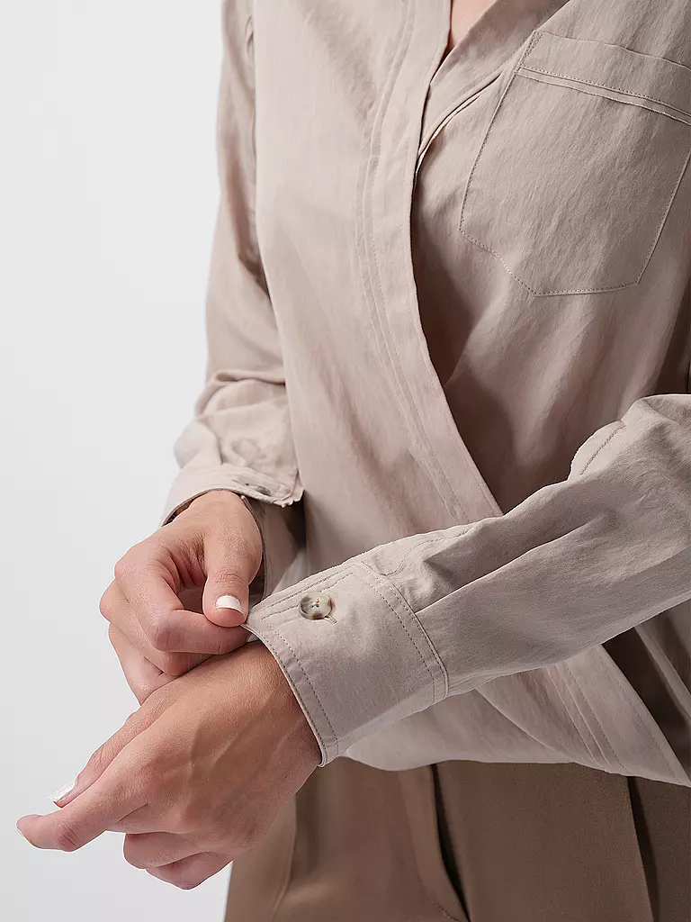 PHILLIP LIM Wickelbluse  beige