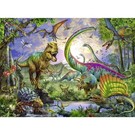 Ravensburger XXL Puzzle Im Reich der Giganten, 200 Teile