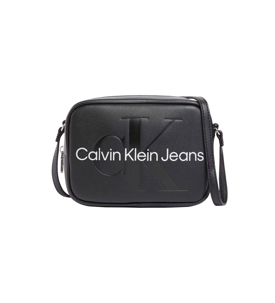 Bolsa transversal Calvin Klein Jeans preta com logo