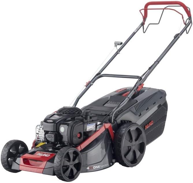 AL-KO Benzin-Rasenmäher Comfort 46.0 SP-B (46 cm Schnittbreite, 2.0 kW Motorleistung, Robustes Stahlblechgehäuse, mit Radantrieb, für Rasenflächen bis 1400 m²)
