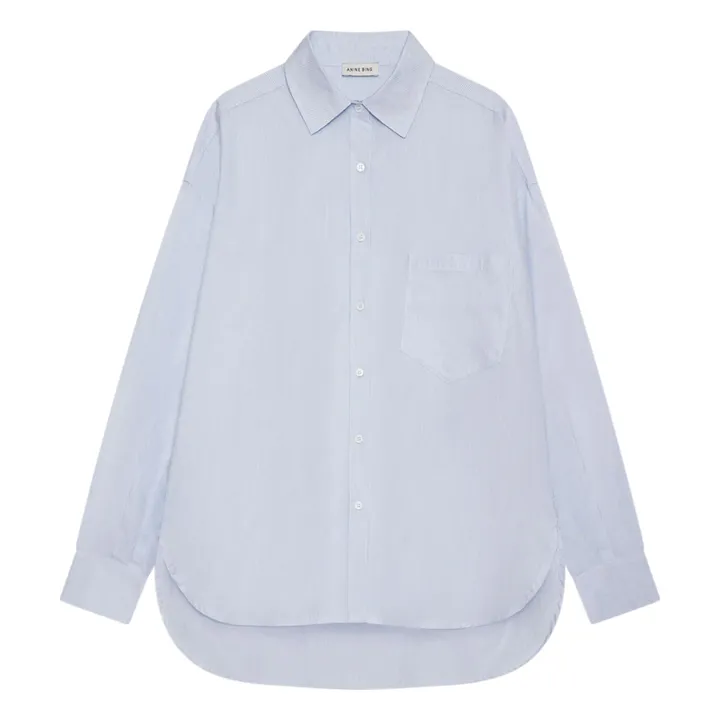 Anine Bing Chemise Chrissy Rayures | Bleu ciel