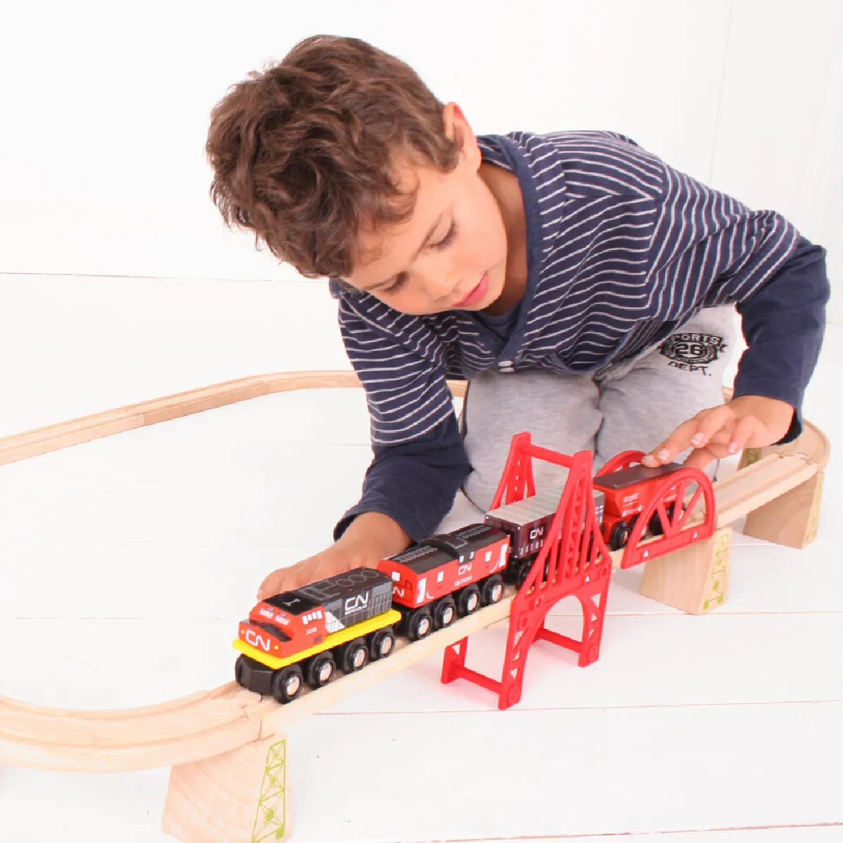 Bigjigs Rail Moteurs et wagons CN