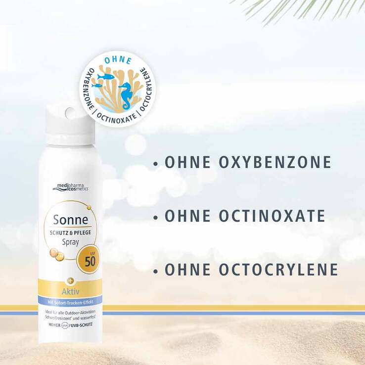 Sonne Schutz & Pflege Aktiv Aerosol-Spray LSF 50, 150 ml