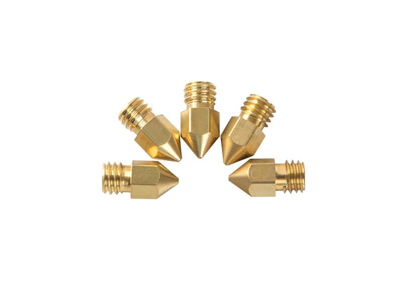 Creality Düse Messing 0.4 mm, 5 Stück 3D Drucker Nozzle, 0.4 mm