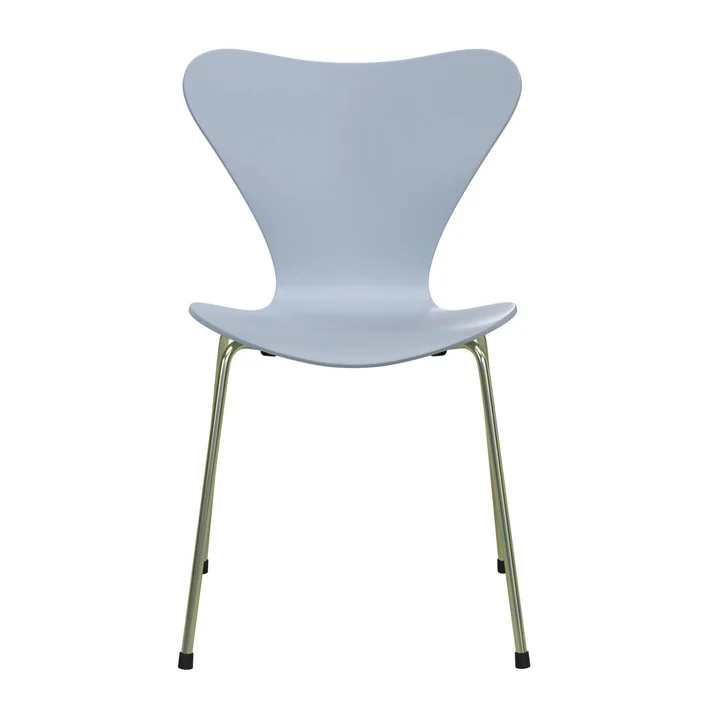 Fritz Hansen - Serie 7 Stuhl ungepolstert, rainbow / 7:14 AM blau (Special Edition 2025)