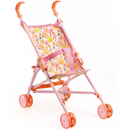 Djeco poppenbuggy pomea - bloemen