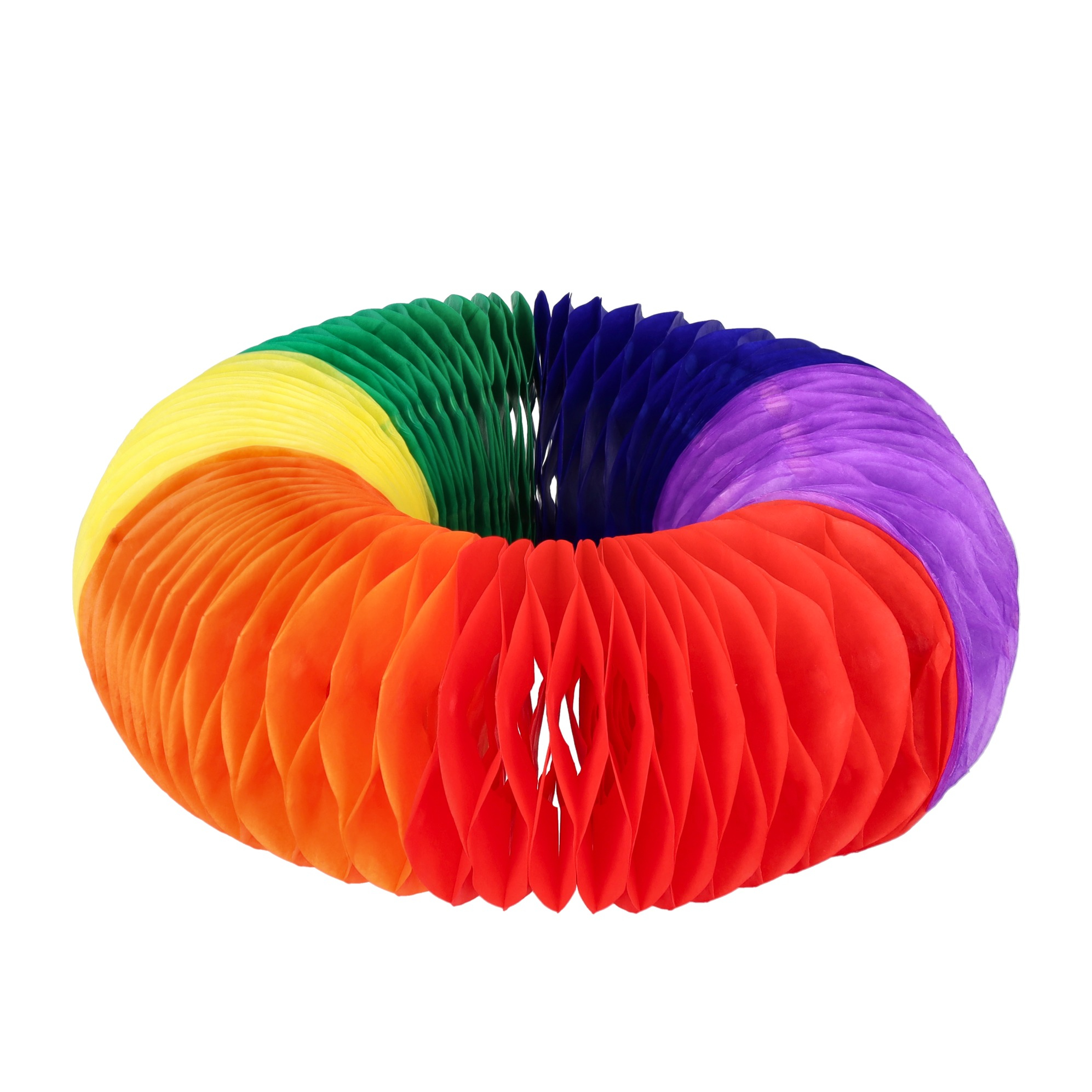 (200cm) Mini Papier Girlande Party Dekoration Accessoire Banner (10.ASS.005) - Bunt