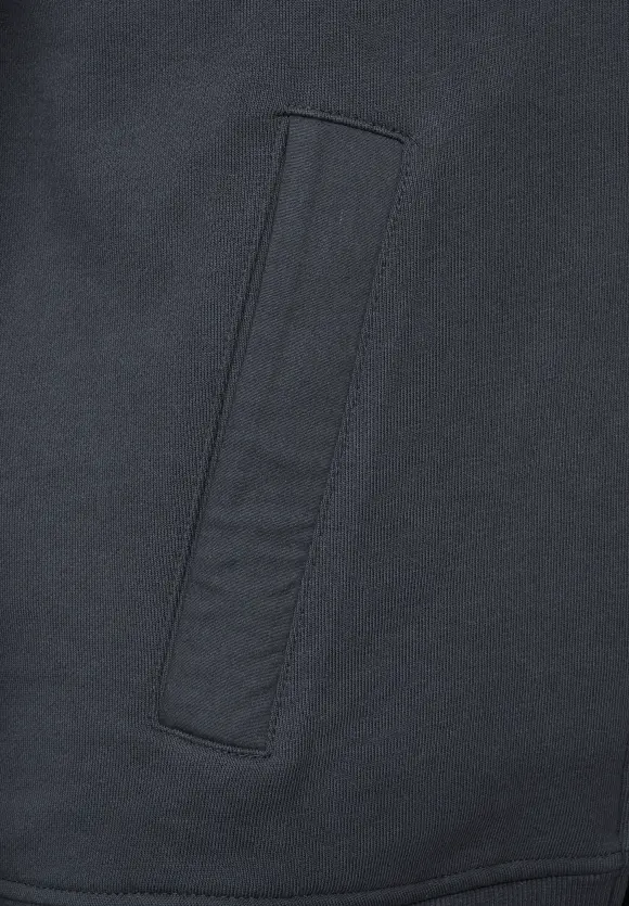 Sweatshirtjacke mit Kapuze - phantom grey