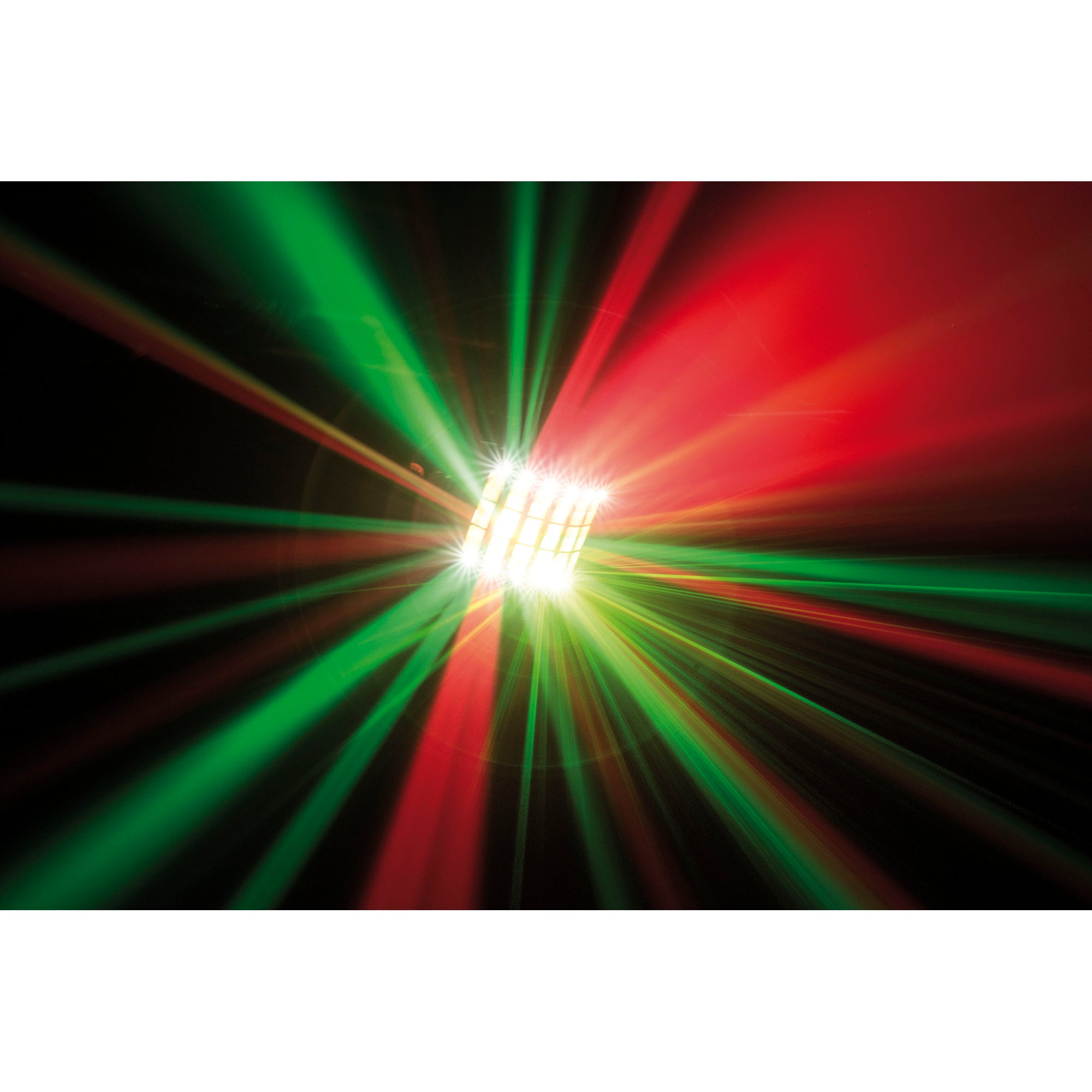 Showtec Energetic LED derby patroonlaser en SMD strobe