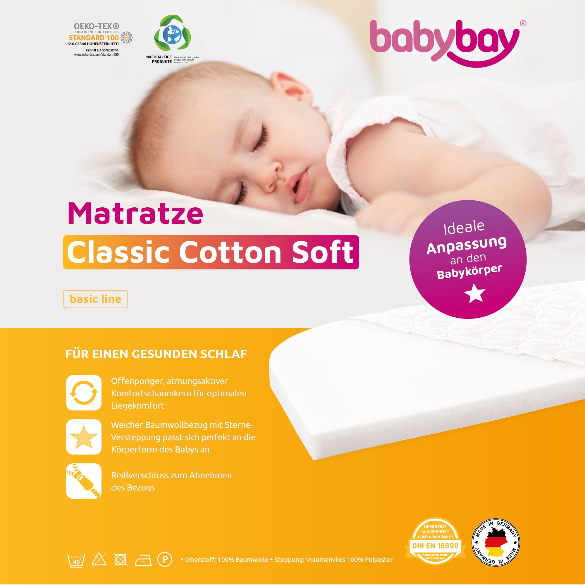 Matratze CLASSIC COTTON
