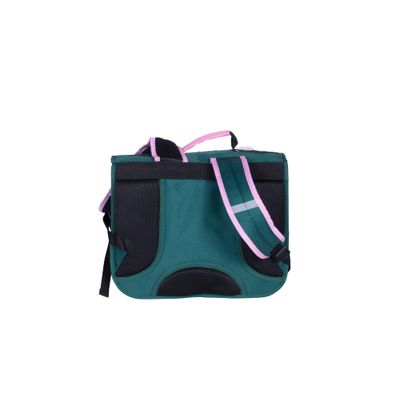 Cartable Camps Corduroy 38 cm - 2 compartiments - velours vert - Kid'Abord