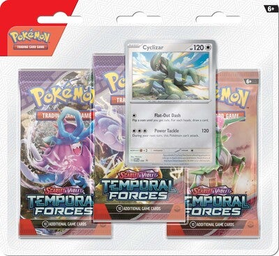Pokémon Scarlet & Violet Temporal Forces Samlekort Blandet 3-Pack