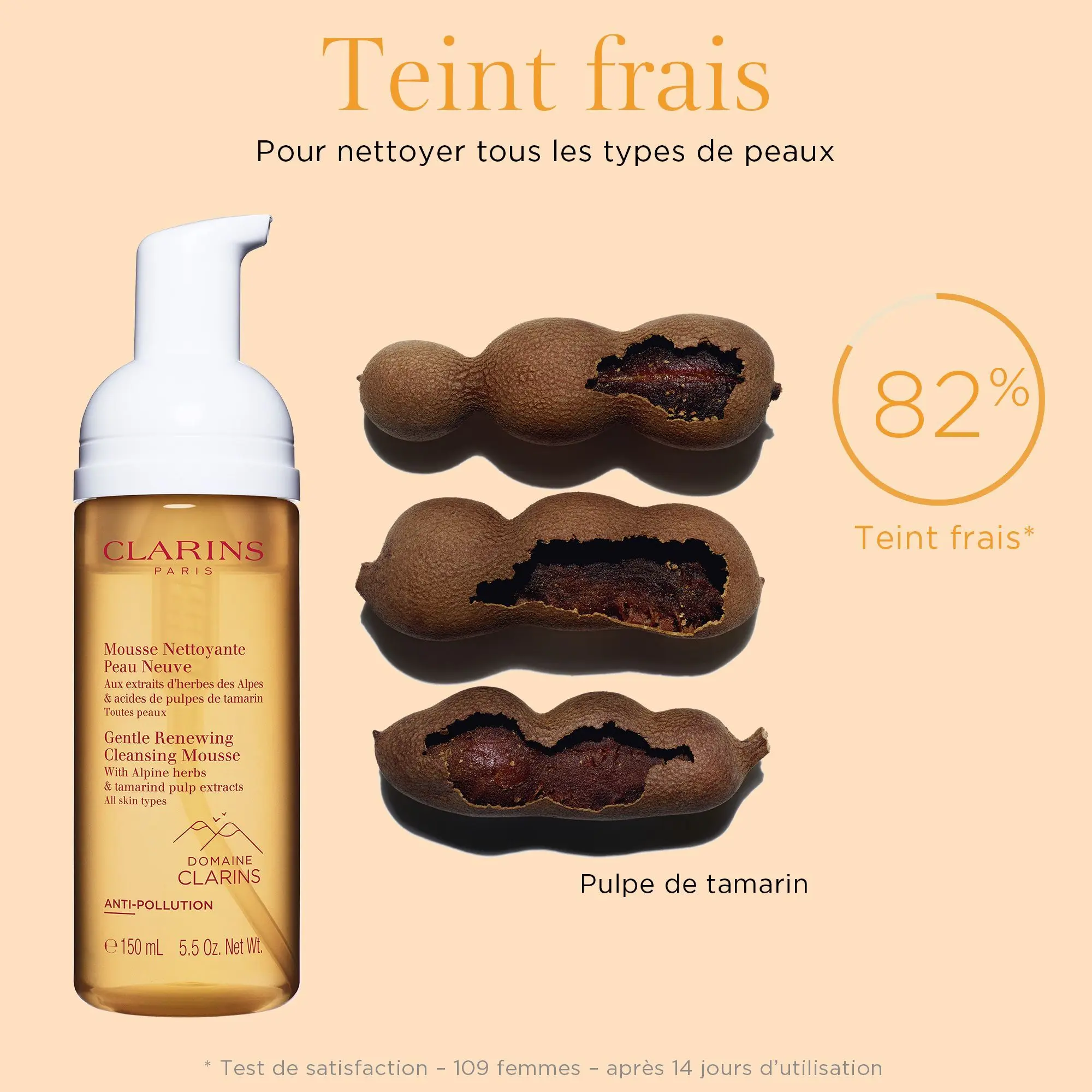 Clarins - Mousse Nettoyante Peau Neuve Toutes peaux- Visage