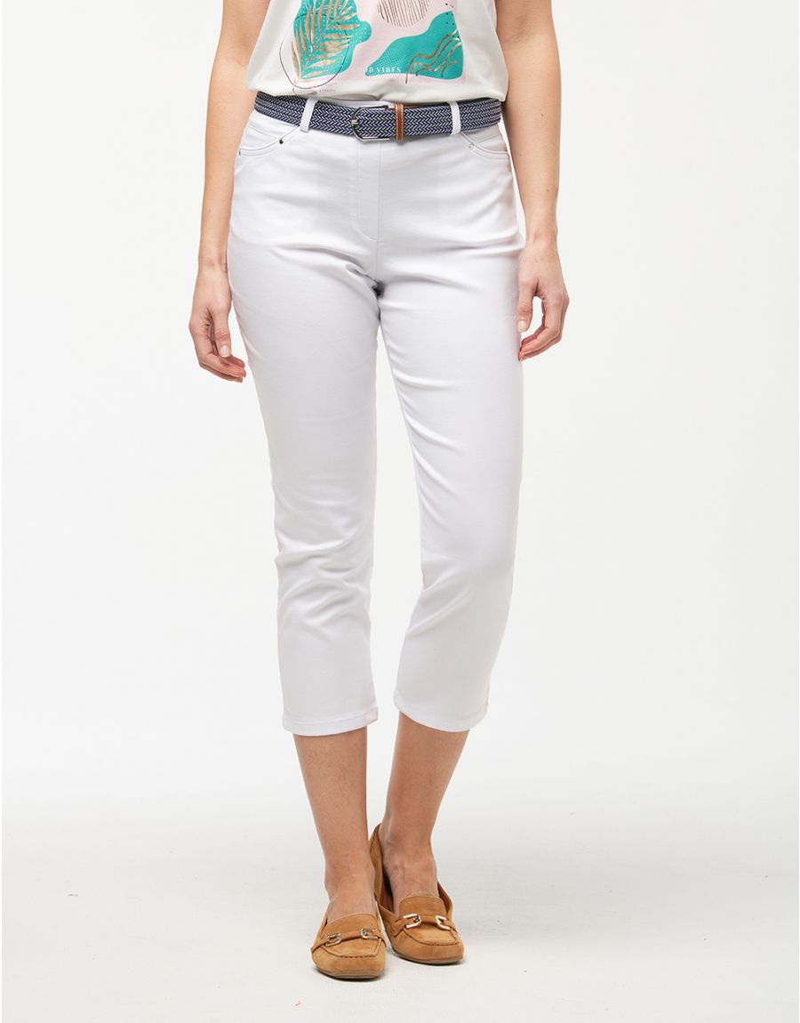Jegging blanc stretch