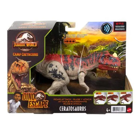 Mattel Jurassic World Brüllattacke Ceratosaurus