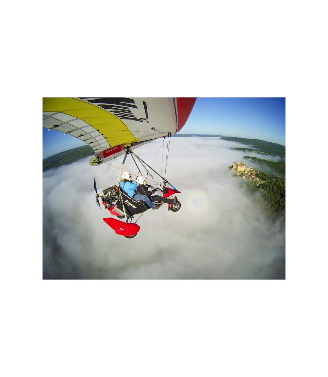 Vol pédagogique ou découverte en ULM pendulaire ou paramoteur pour 2 près de Bordeaux - SMARTBOX - Coffret Cadeau Sport & Aventure