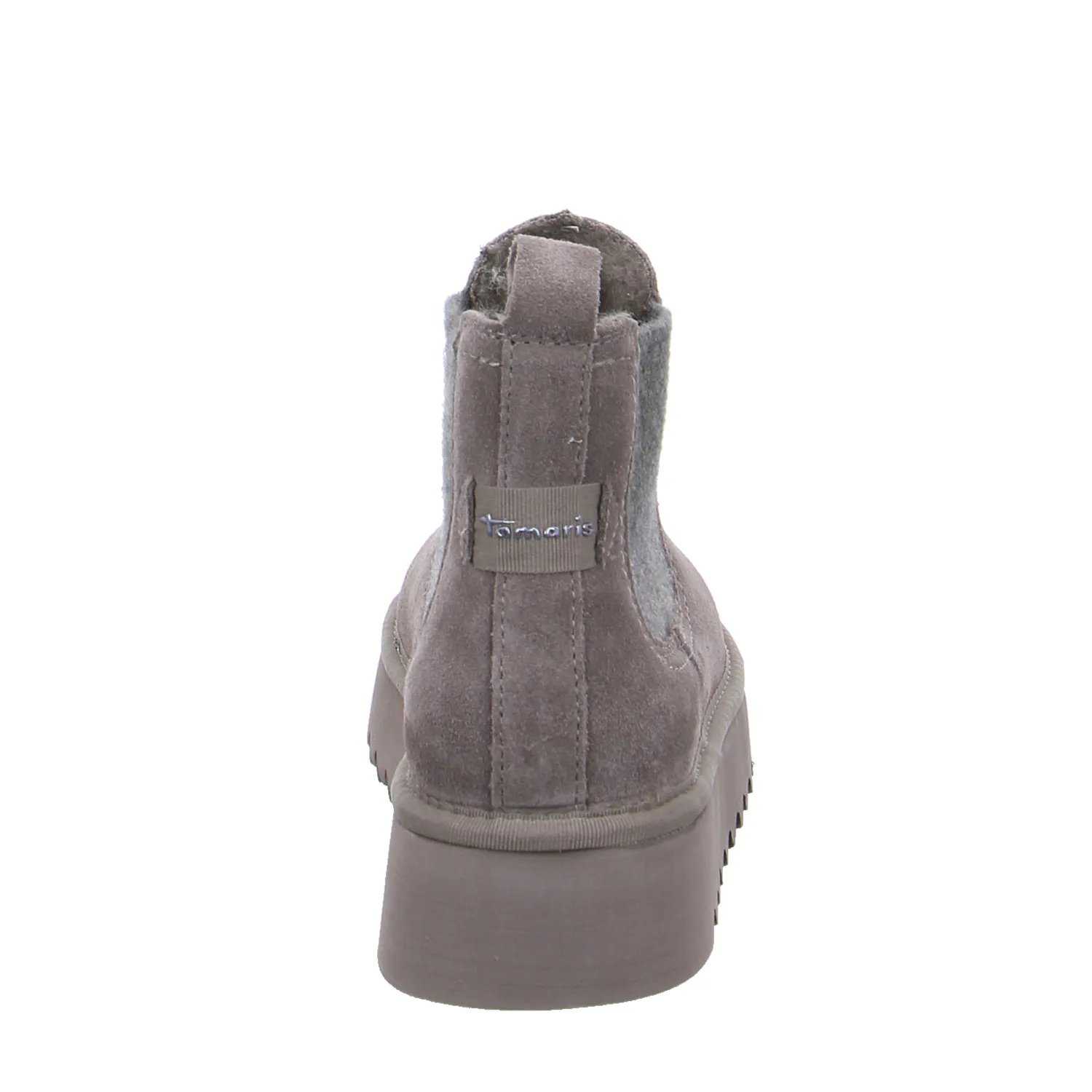 TAMARIS Boot Taupe Leder