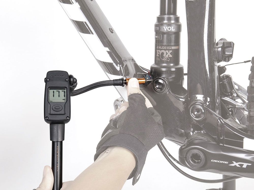 Topeak Pocket Shock Digital Dämpferpumpe kaufen | Bike-Discount
