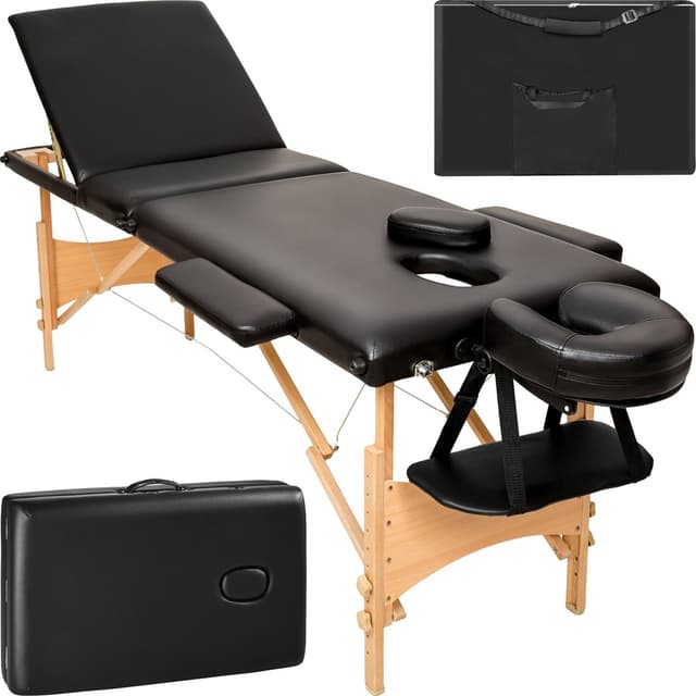 Massagebriks med 3 zoner, polstring + taske