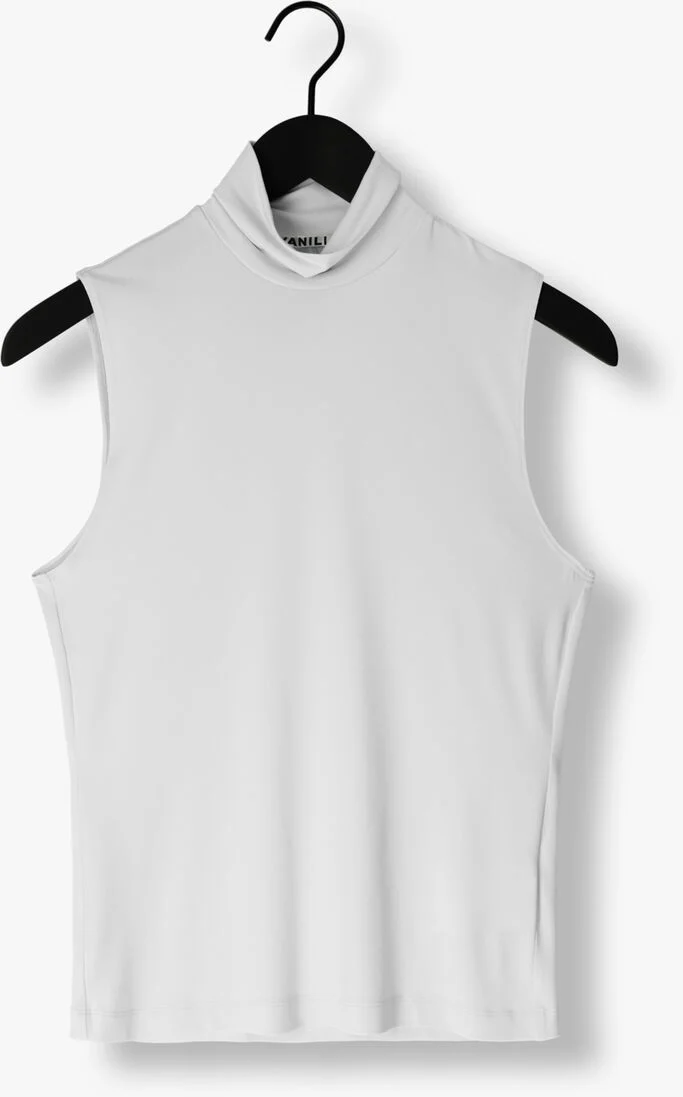 VANILIA lichtblauwe vanilia top basic sleeveles