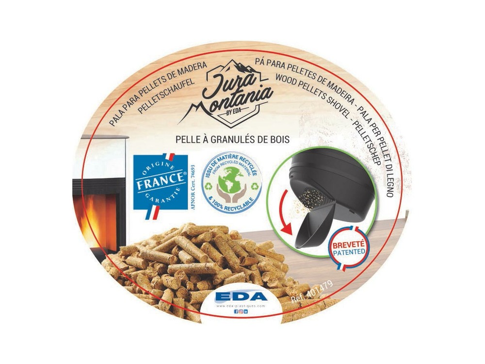 Pelle à granulés contenance 0,7 kg de pellets jura montania