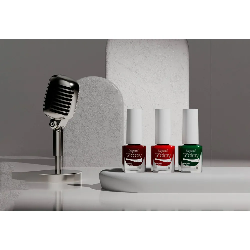 Depend Cosmetic 7day Hybrid Polish 7330 Red Diamond - 5 ml.