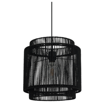 GAMMA hanglamp James XL zwart 35xØ35 cm