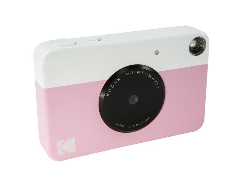 Kodak Fotokamera Printomatic Pink Aufnahme und Abzug im Handumdrehen