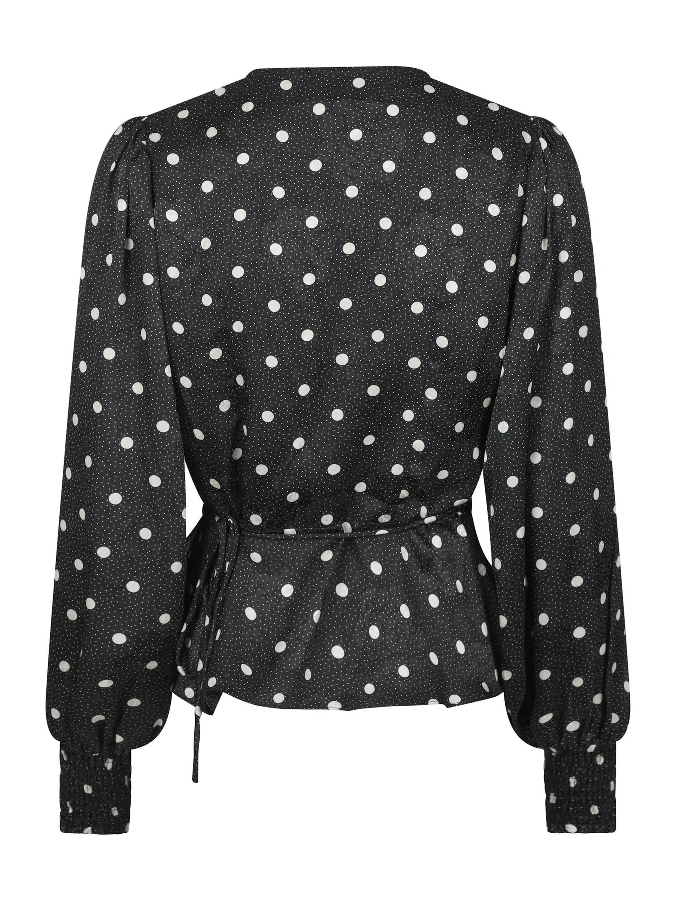Neo Noir Merry Retro Dot Blouse