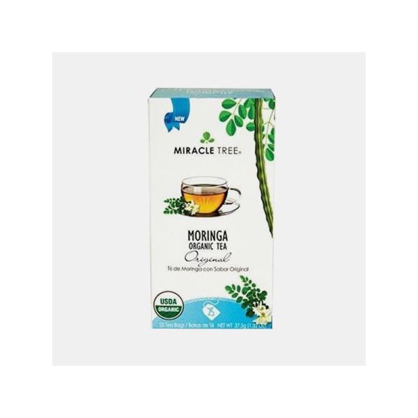 Miracle Tree Chá de Moringa Original Bio 25 Saquetas