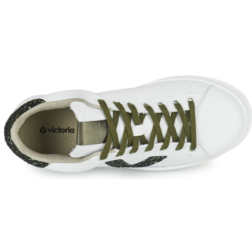 Victoria - TENIS PIEL - Blanc / Kaki