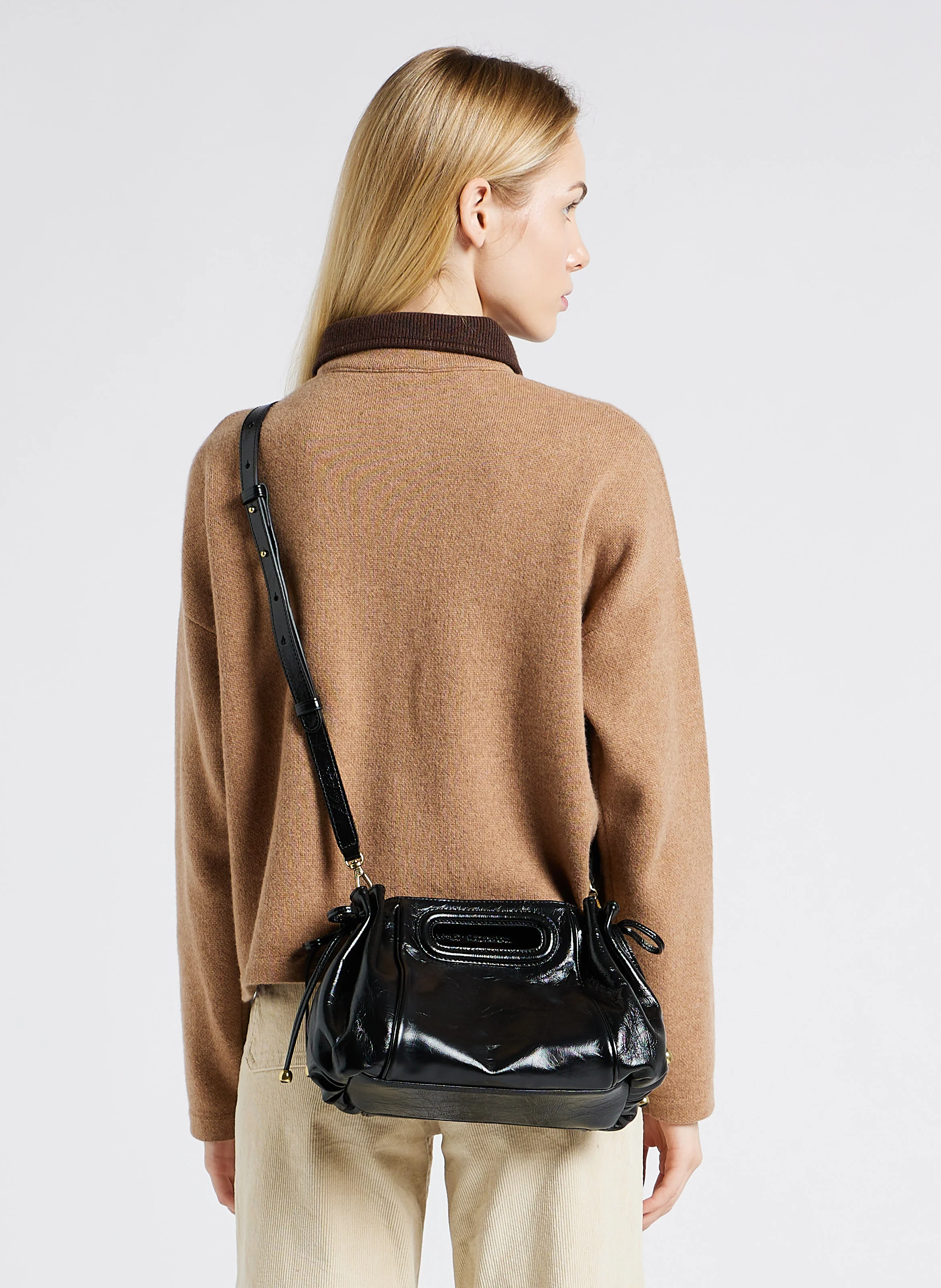 MINI DANY - Sac à main en cuir | Noir