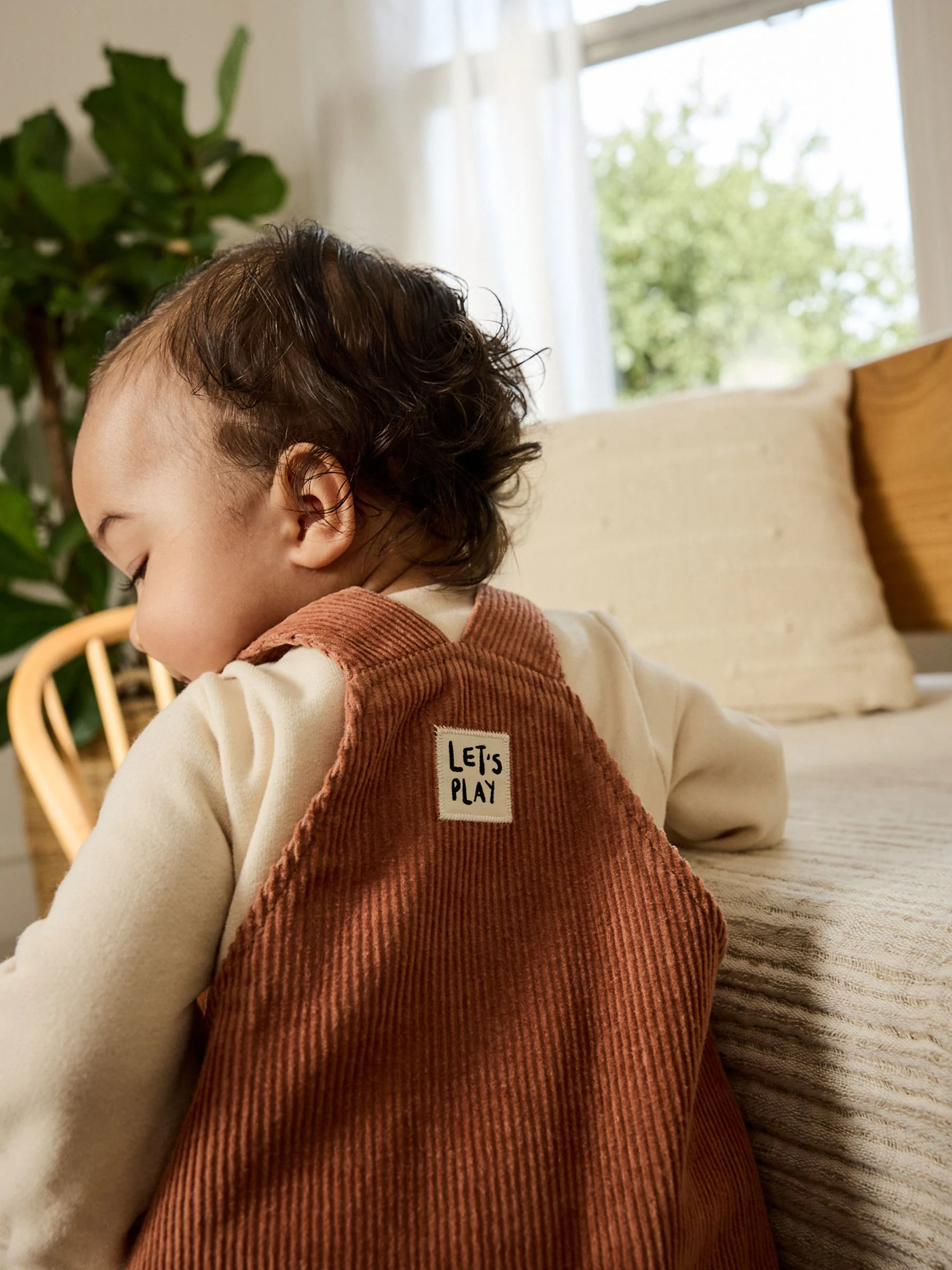 Bruin Woodland - Babyset van tuinbroek en rompertje (0mnd-2jr)