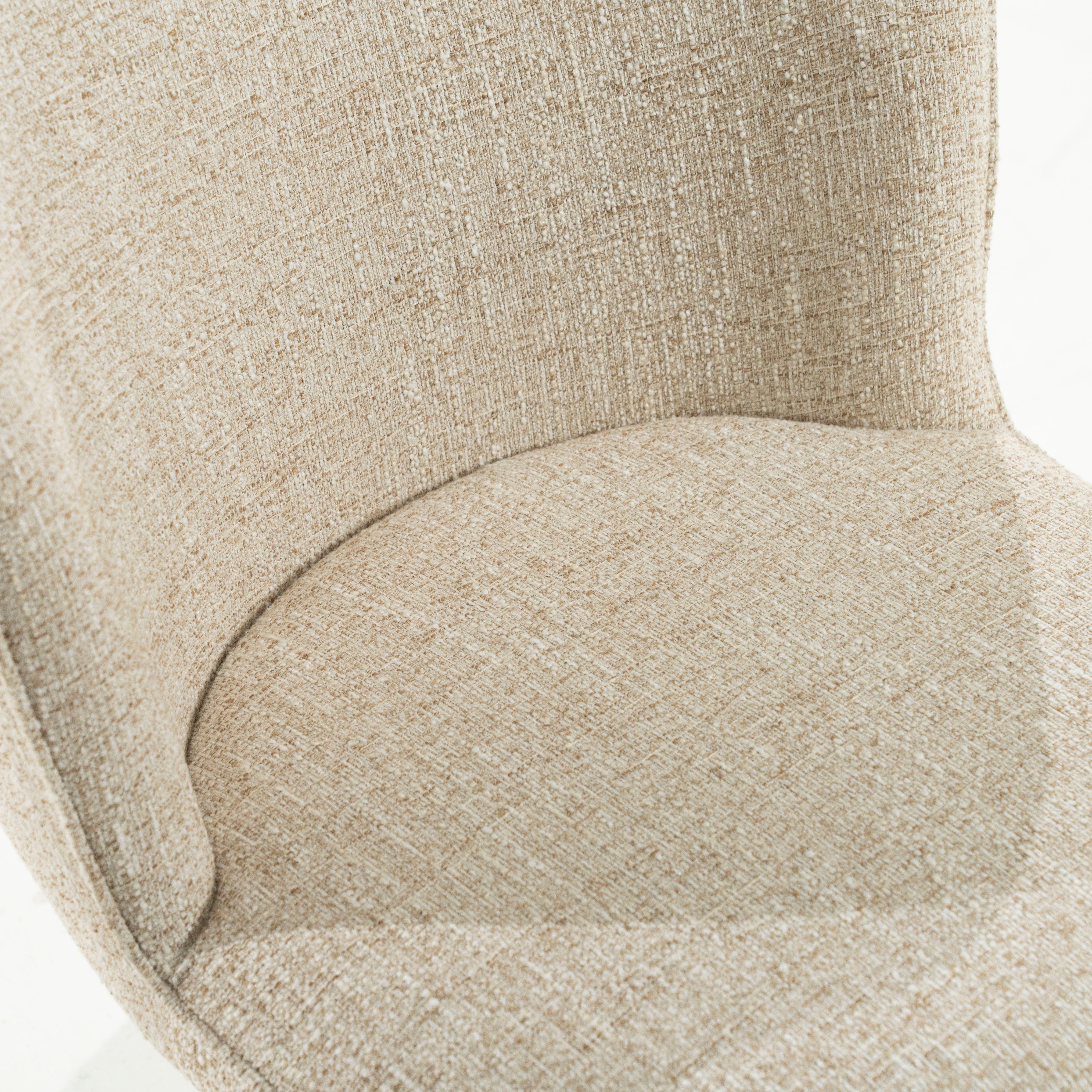 Eetkamerstoel 96326 beige Molly B55.5 x D64.5 x H83 cm