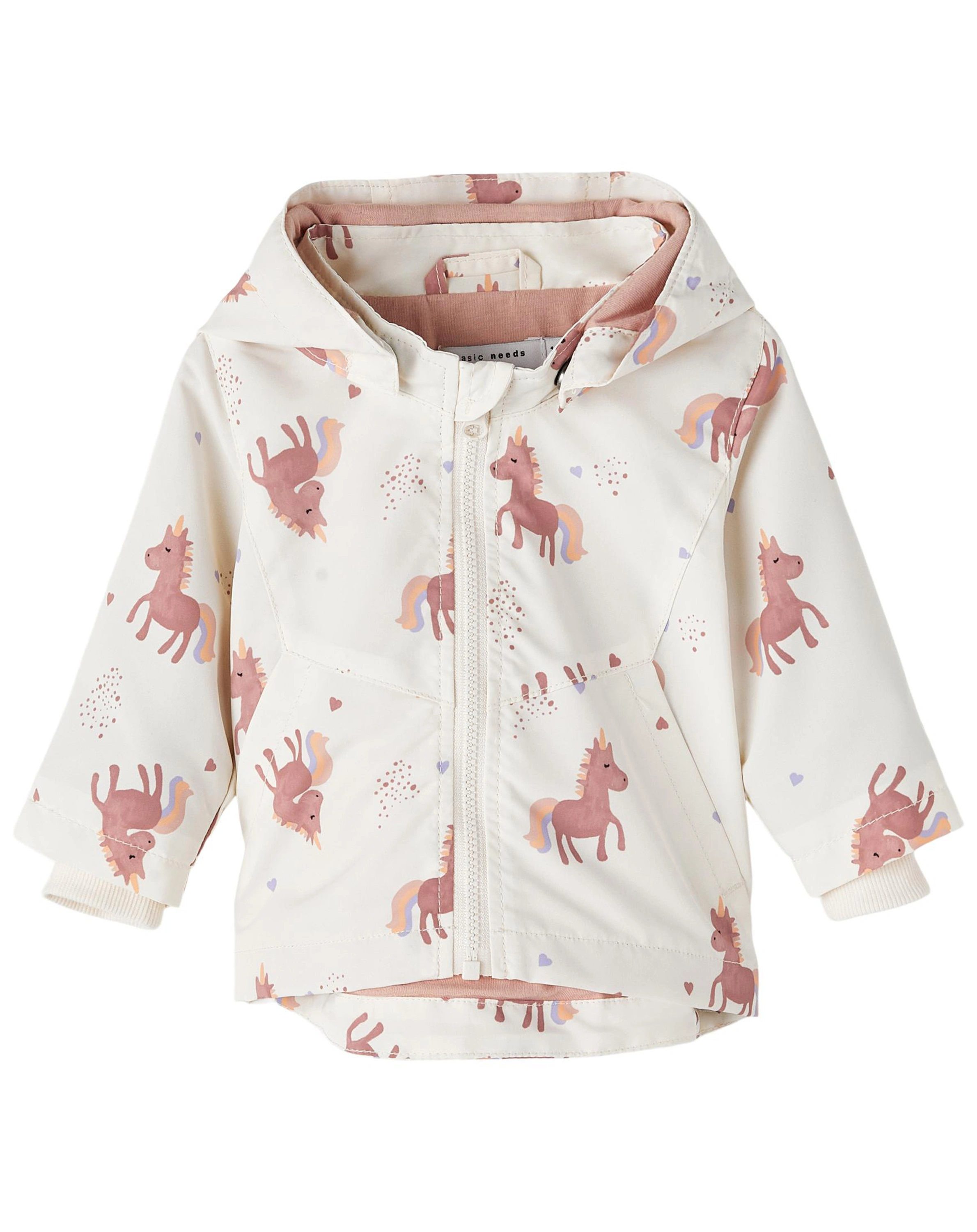Regenjacke NBFMAXI - UNICORN in buttercream