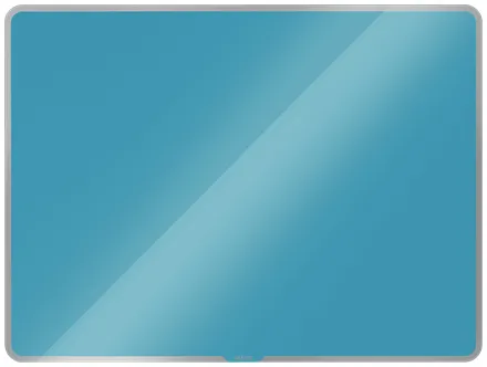Whiteboard glastavle Leitz Cosy 80x60 cm blå magnetisk