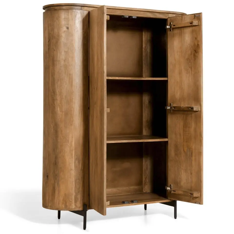 Mokka Wandkast Lichtbruin 151cm