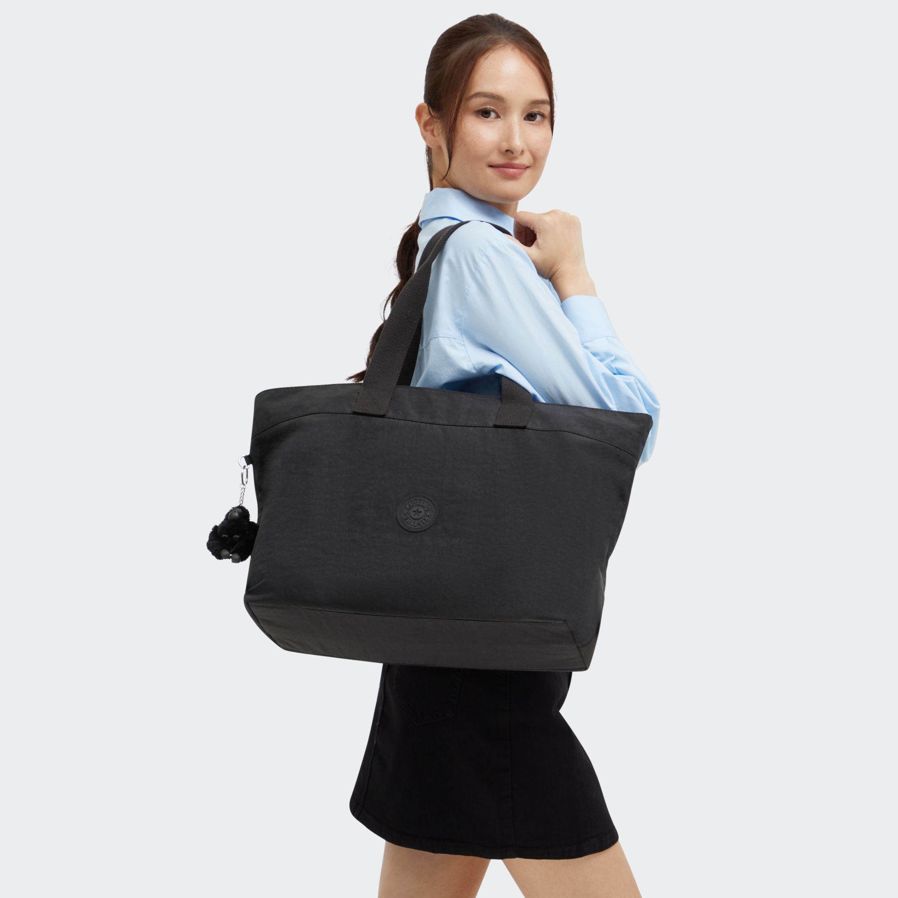 COLISSA UP Grand fourre-tout avec compartiment pour ordinateur portable - Black Noir