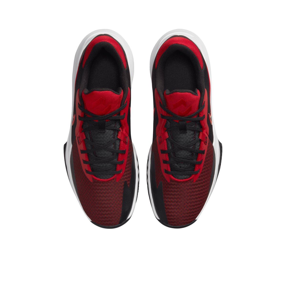 NIKE-Prcision_6-m-Basket de basketball - Talon plat - Rouge
