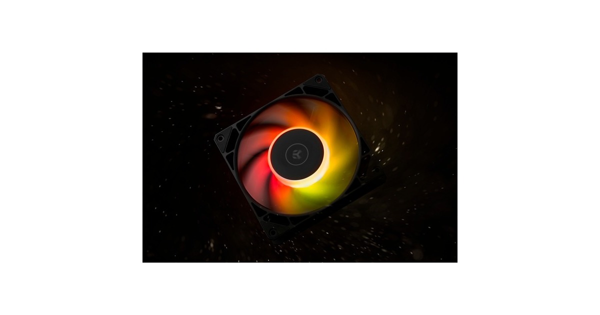EKWBEK-Loop Fan FPT 140 D-RGB case fan  (Zwart, 140 x 140 x 27 mm, PWM)