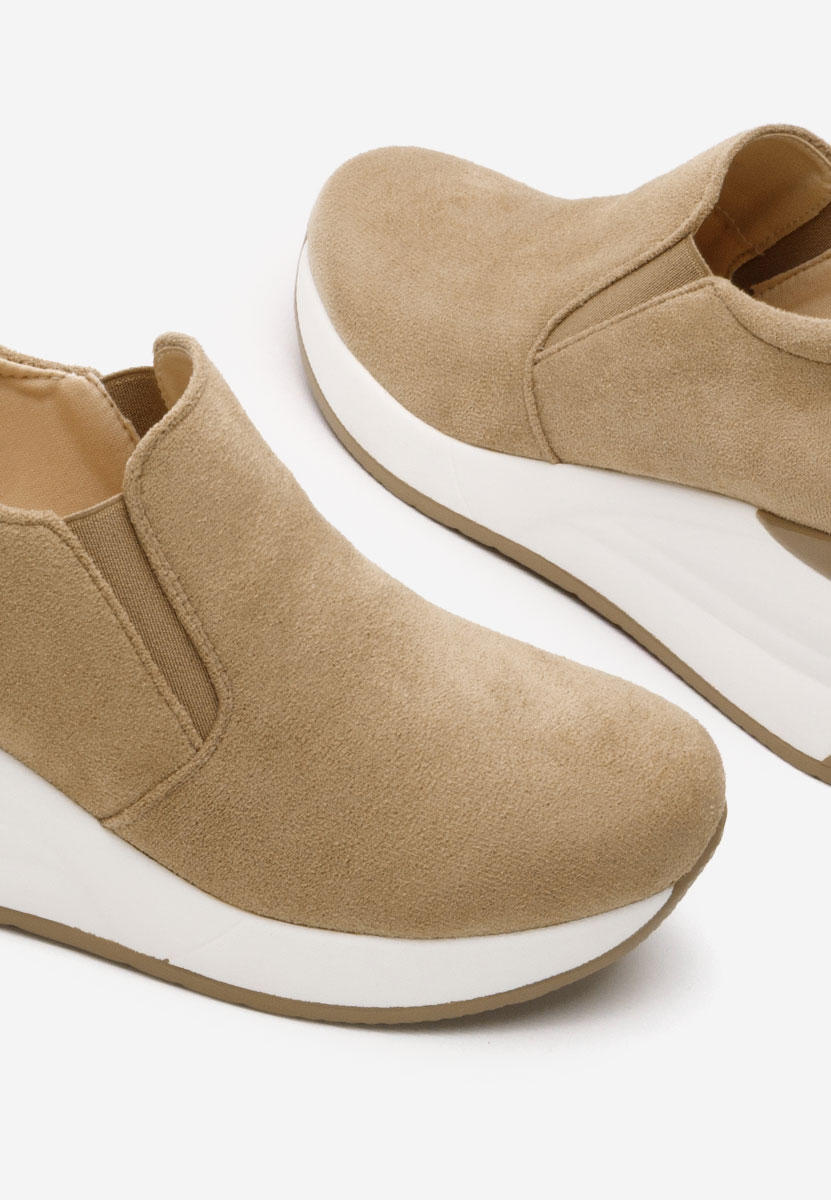 Chaussures casual à plateforme kaki Leanne