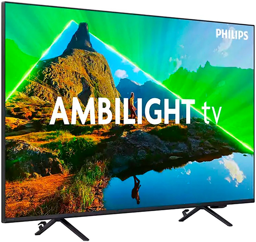Philips LED-Fernseher »43PUS8349/12« 108 cm/43 Smart-TV WLAN, Dolby Atmos Sound, Ambilight (3-seitig)