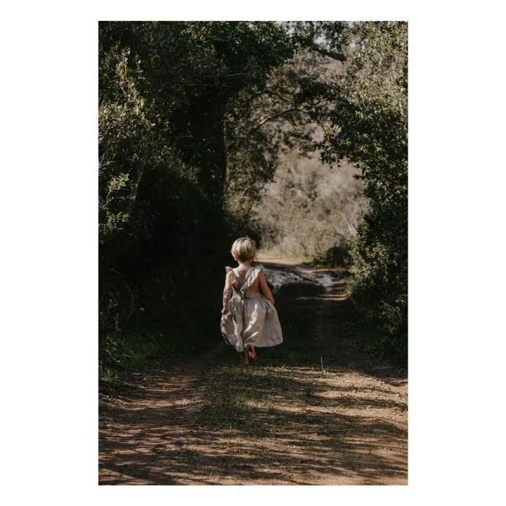 The Simple Folk Robe Dos Croisé à Volants | Ecru