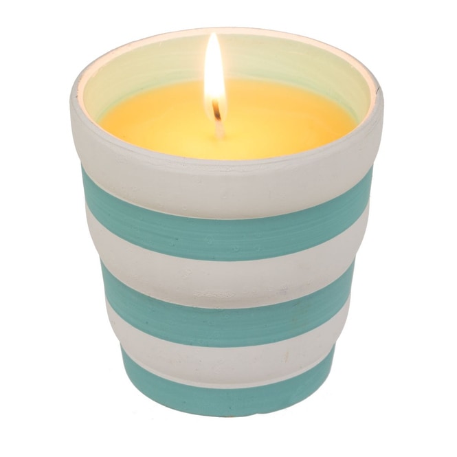Citronella-Kerze - ca. 8 x 8 cm - 1 Stück