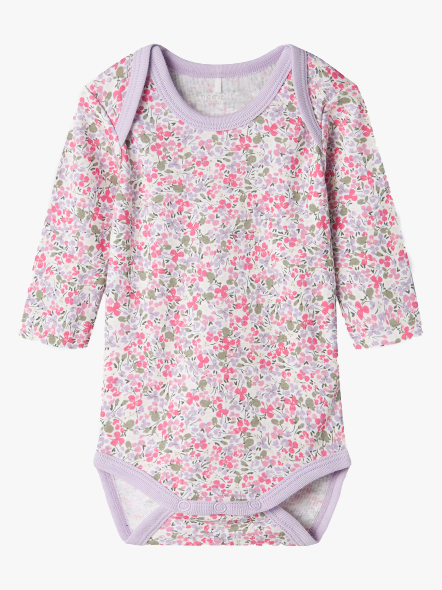 Body 3 Pack Long Sleeve Lilac Petit Flower