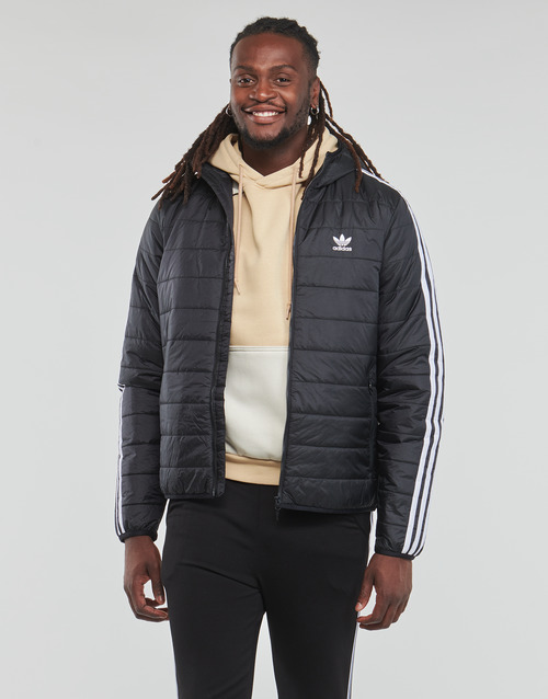 adidas Originals - PAD HOODED PUFF - Noir