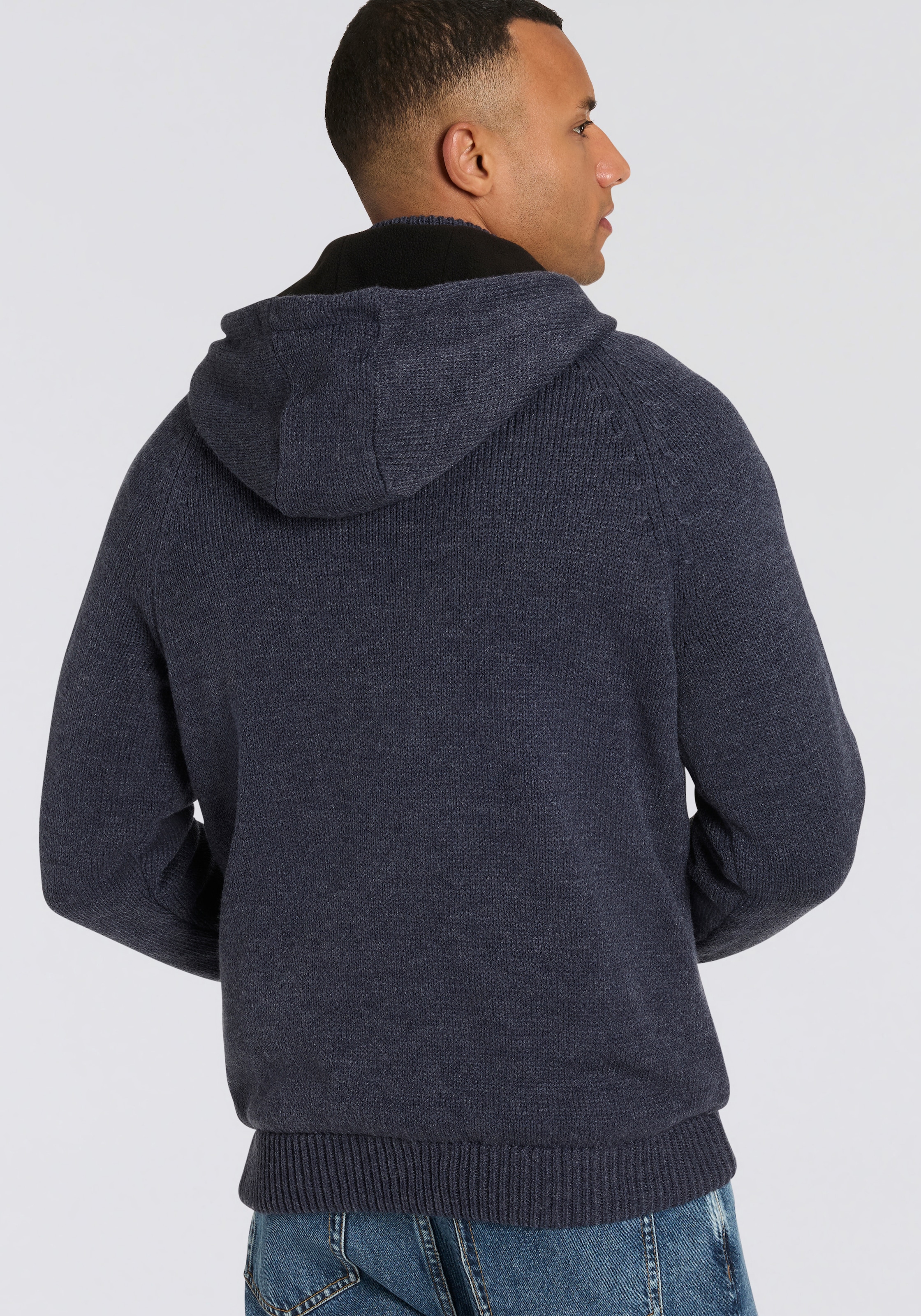 Bruno Banani Kapuzenstrickjacke , warm gefüttert